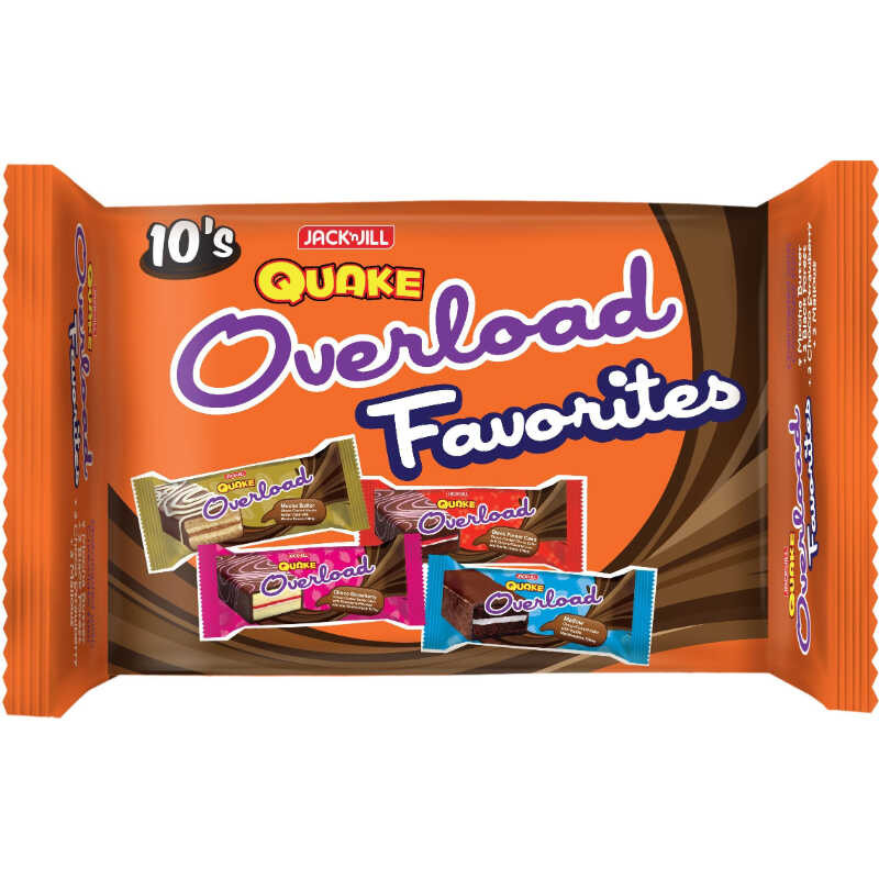 Mga Favorite ng Quake Overload 38g x 10s | Shopee Philippines