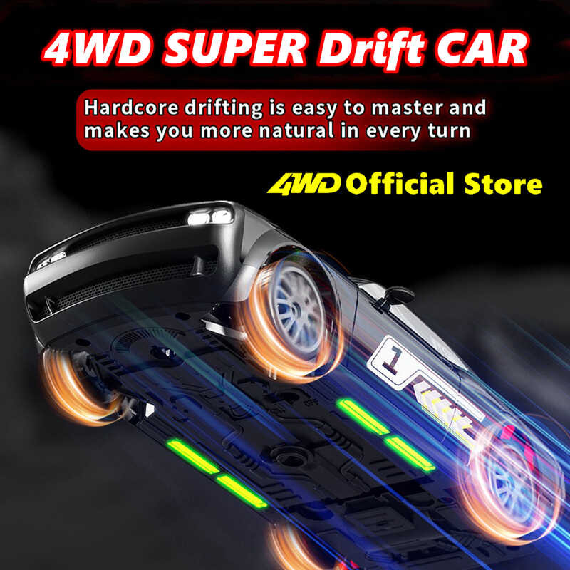 Cb Remote Control Super Drift Car With LED Light 4Wd Radio RC Racing ...