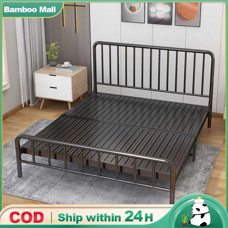 Single/Double Metal 100/120/150Cm Black/White 1.6 Ton LoadBearing