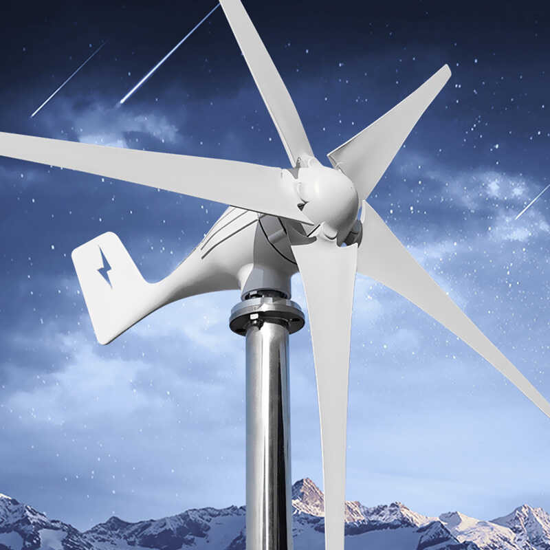 3000W Wind Turbie Generator 12V 24V 48V On MPPT Controller PV Solar ...