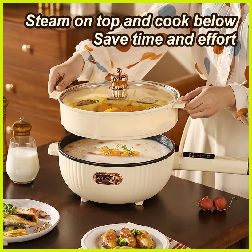 ¤ ☂ COD 5.5L Electric Frying Pan 1500W Multi Electric Cooker 5 Gear