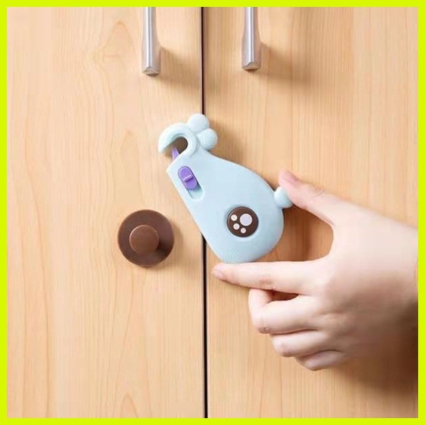 ۞ DAISY Health & Safety Lock Baby Safety Child Lock Whale Children For