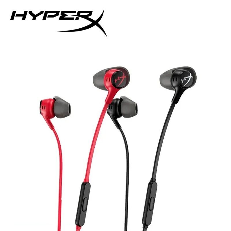 Hyperx Cloud Earbuds II Gaming Earphone With Mic Immersive Wired In