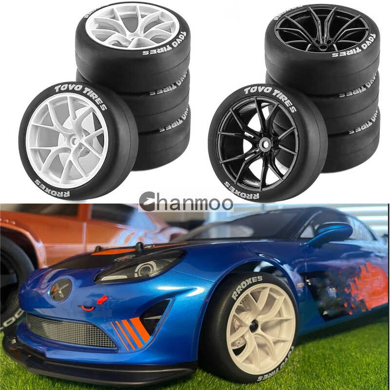 RC ca Chanmoo Rally Drift Tires On Road Racing Car Wheels Tyre for 1:10 ...