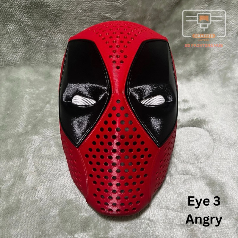 Deadpool Faceshell | Mask | Cosplay | Costume | Marvel | X-Men | 3D ...