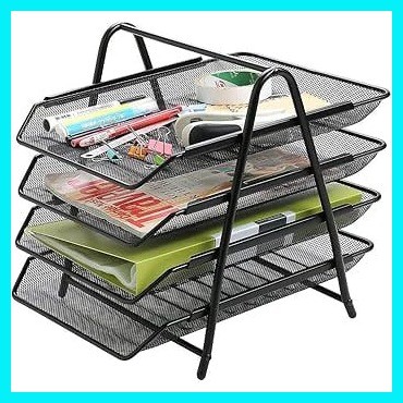 UN Office supplies desk tray/wire mesh 3/4-layer file tray/basket rack ...
