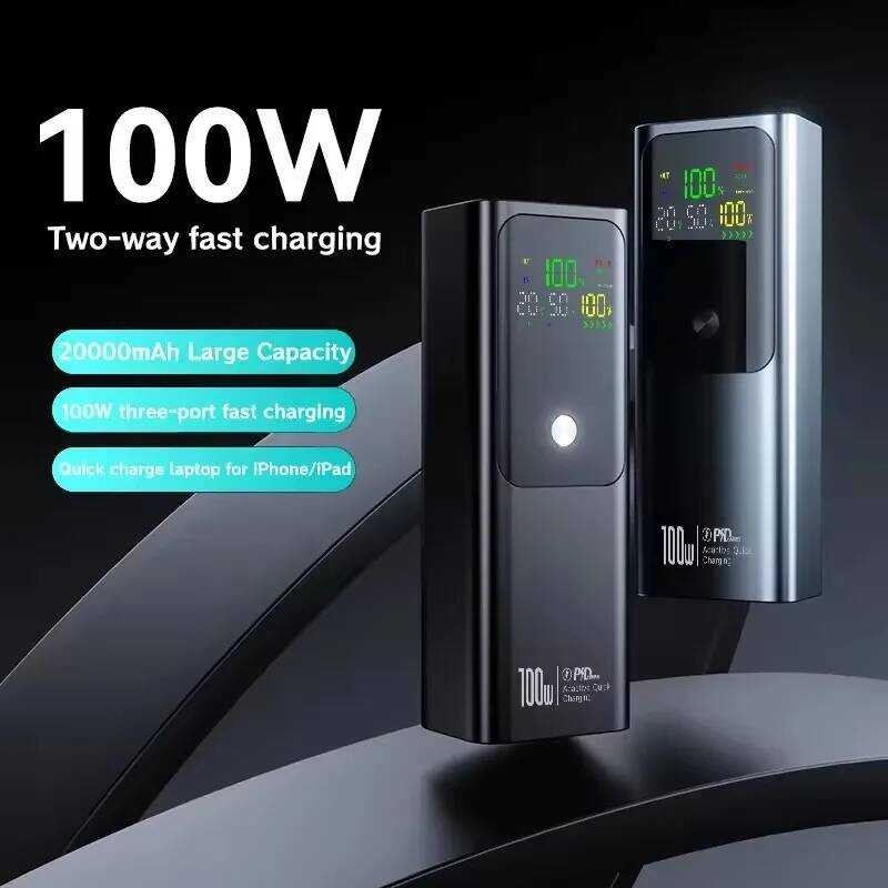 Pd100w 3C 20000Mah Large Capacity Power Bank Two-Way Fast Charging ...