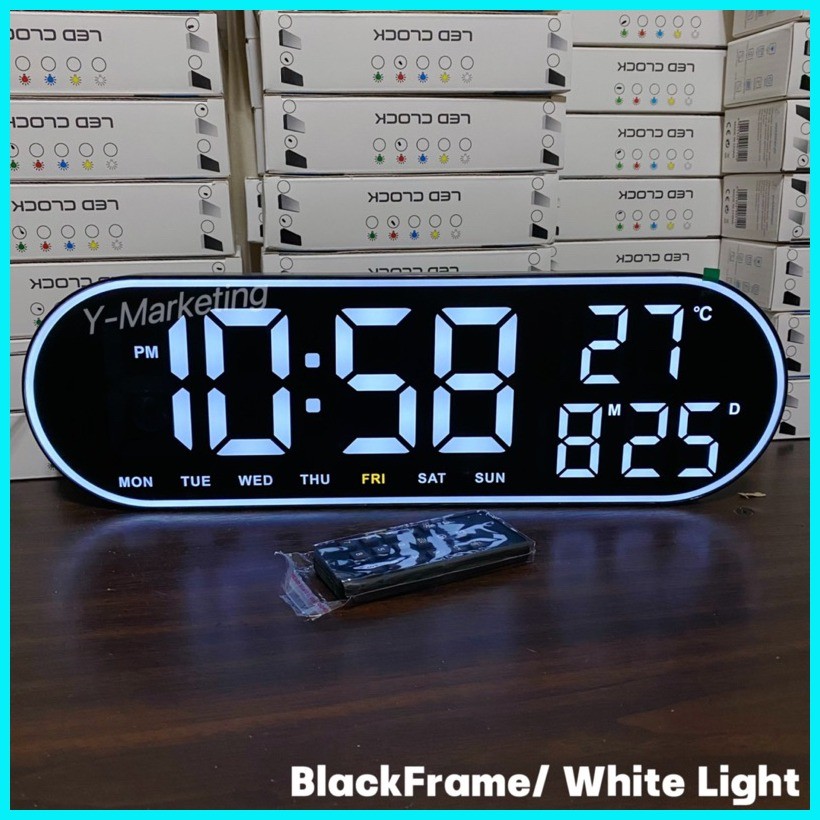 (8021) LARGE Digital Alarm Clock With Remote Control Can COUNTDOWN ...