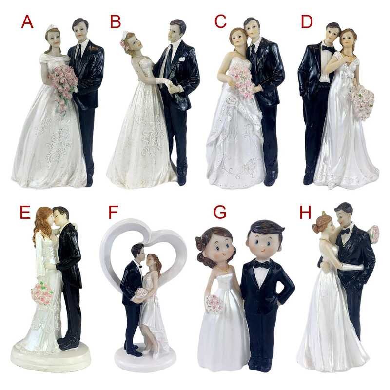 Elegante Toppers And Resin For · Wedding Cake Topper Bride Groom Couple ...