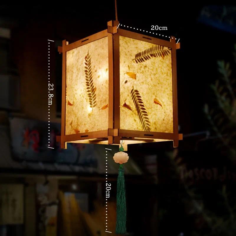 DIY Chinese Retro Style Palace Lantern Portable Blossom Flower Light ...