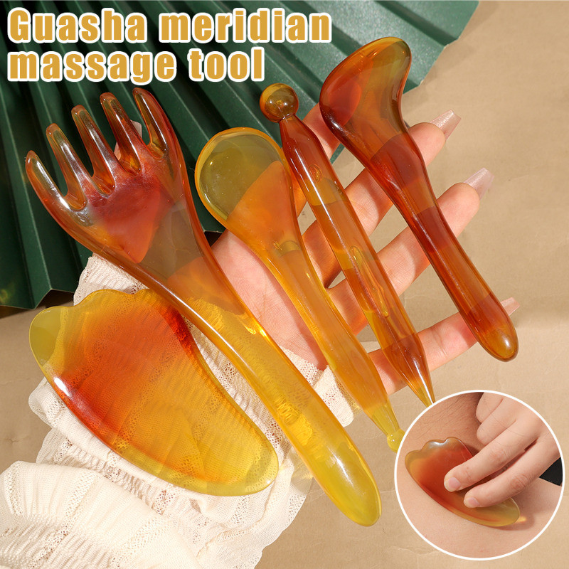 Body Meridian Massage Tool - Facial Lifting Scraping Stick - Resin ...