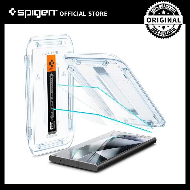 Galaxy Spigen S24 Ultra Glas.Tr EZ Fit Tempered Glass Screen Protector ...