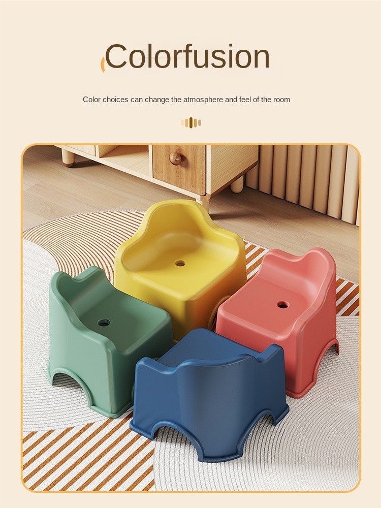 JIANJIA Multi functional thickened plastic stool with strong load