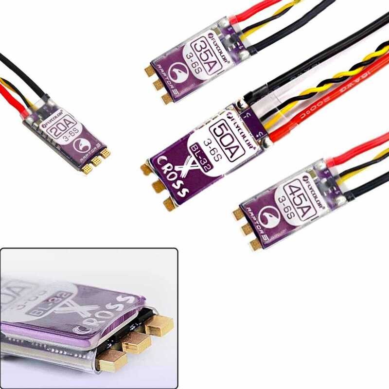 Raptor FLYCOLOR 5Series ESC 20A 35A 45A 50A Speed Controller 3-6S ...