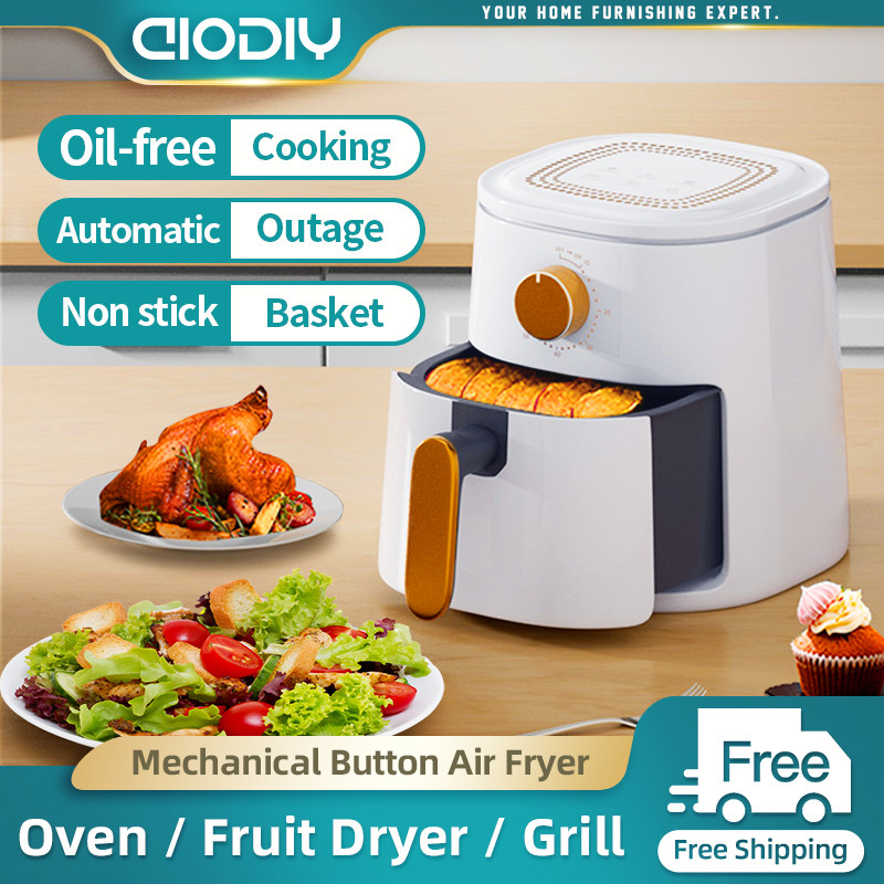 ☸ ☼ ♞,♘AIODIY Air Fryer Multifunctional Healthy Oil Free Pizza Whole