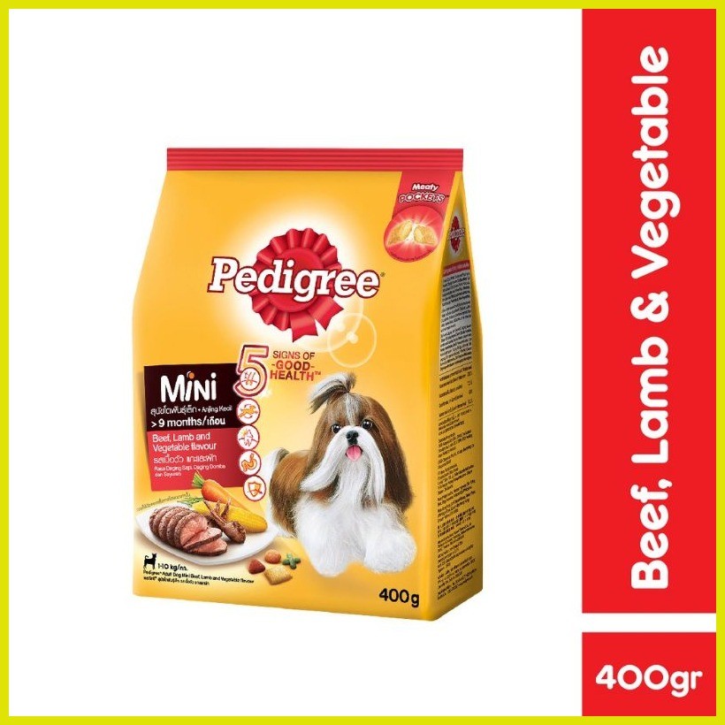 ¤ Pedigree Mini Small Breed Dry Dog food beef lamb vegetable flavor