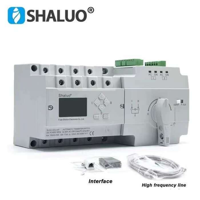 C Type 80A 4P Auto Switches ATS Dual Power Automatic Transfer Switch ...