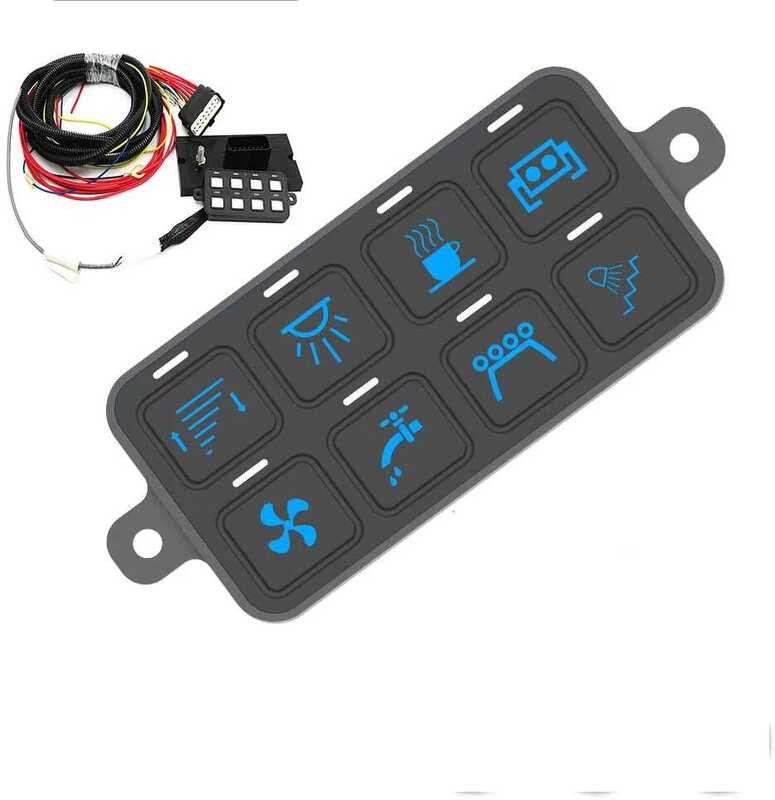 Universal 8 Gang 12V 24V Switch Panel App Car Circuit Control Box ...