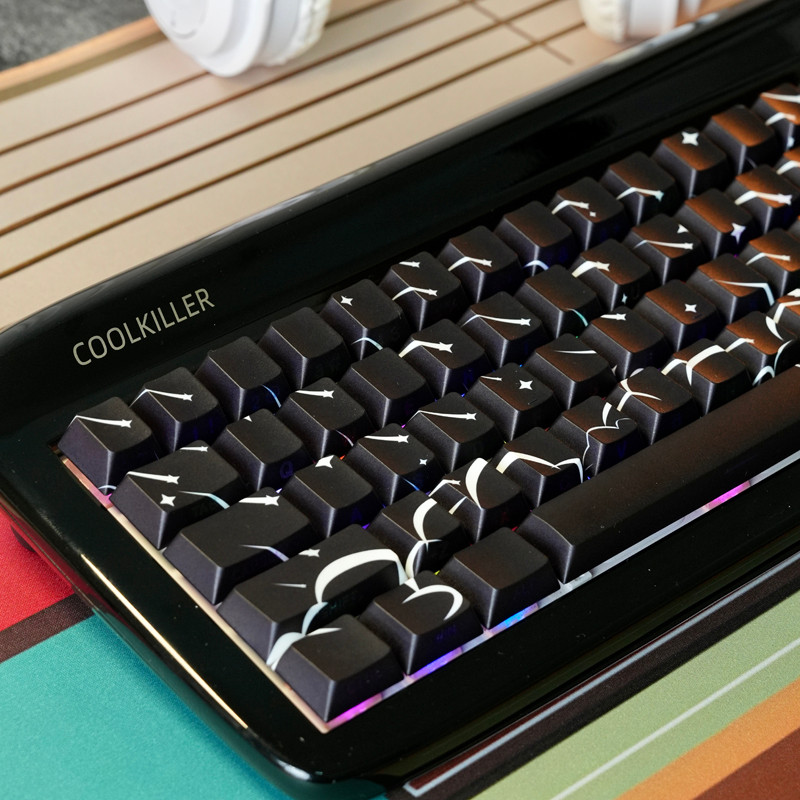 Meteor Keycaps Cherry Profile Side Print Shine Through PBT DYE-SUB ...