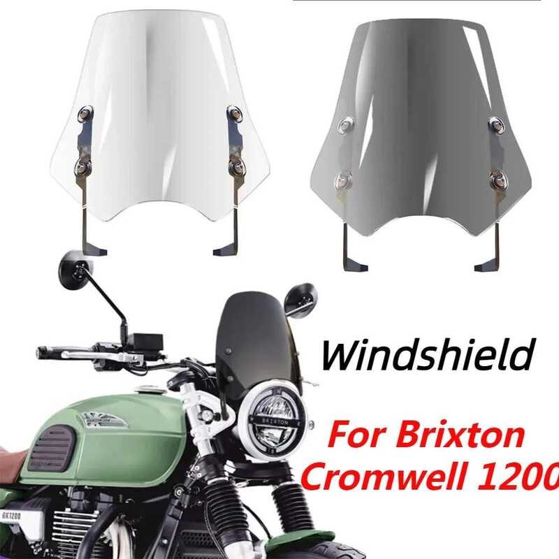 AA Motorcycle Wind Screen Deflector Windshield For Brixton Cromwell ...