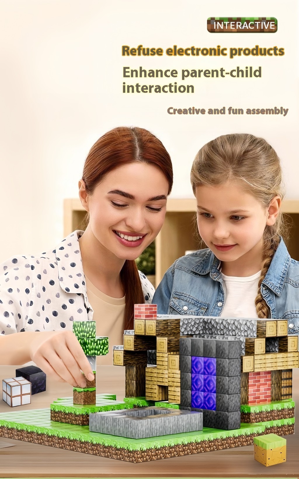 Minecraft Magnetic Blocks Building DIY Variety Magnet Cube Building ...