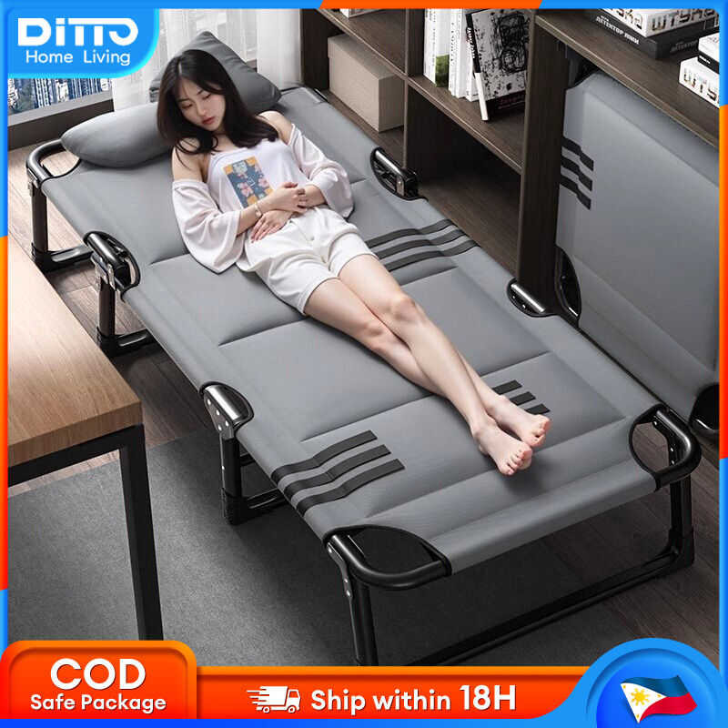 Ditto Folding Bed Portable Bed With Foam Outdoor Adjustable Foldable ...