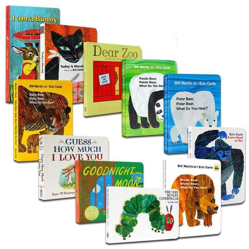 The Very Hungry Caterpillar / Eric Carle Dear Zoo Baby Kids Books ...