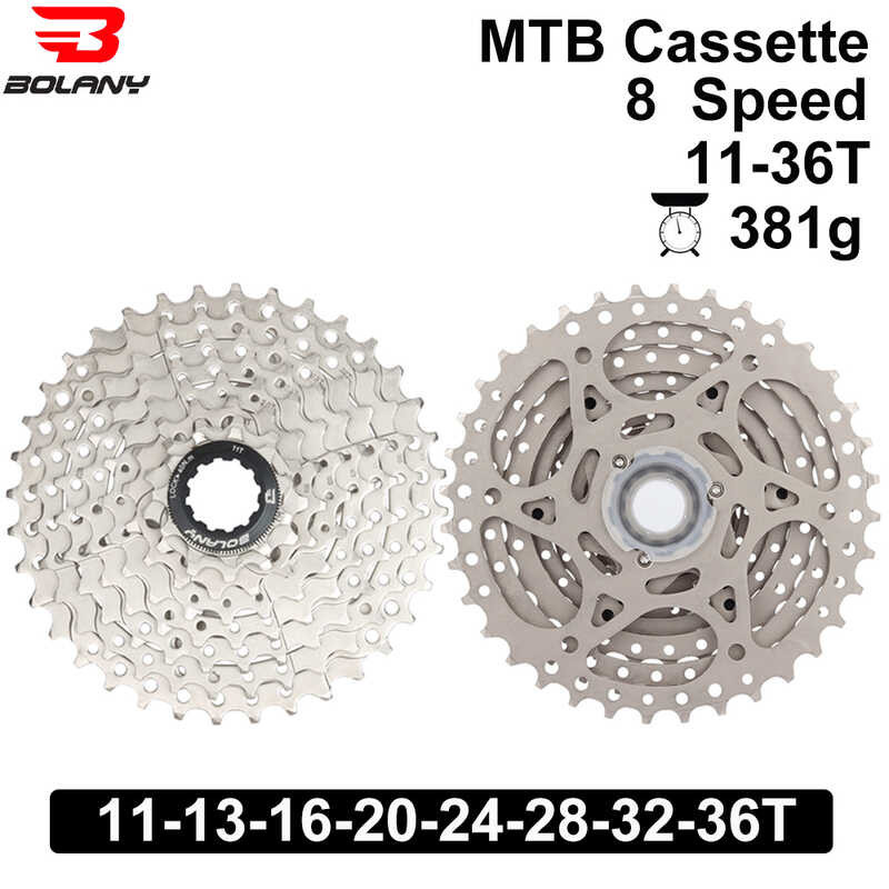 Bolany 8 Speed 1136T Cassette 8S Steel Ultralight Sprockets 8V K7