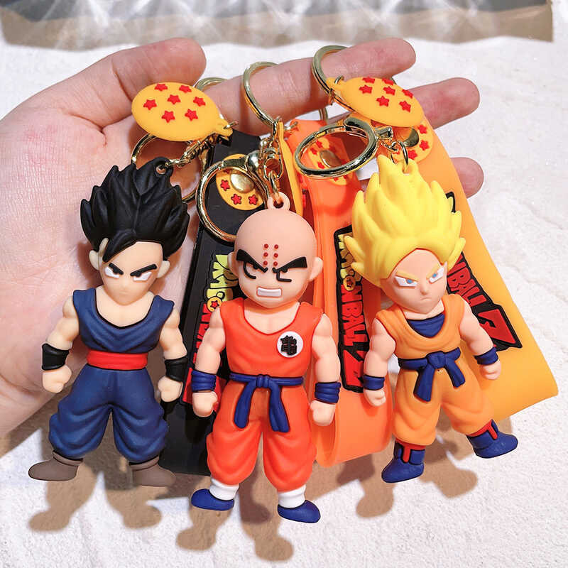 Dragon Ball Z Keychain Super Saiyan Son Goku Bulma Broly Piccolo Min