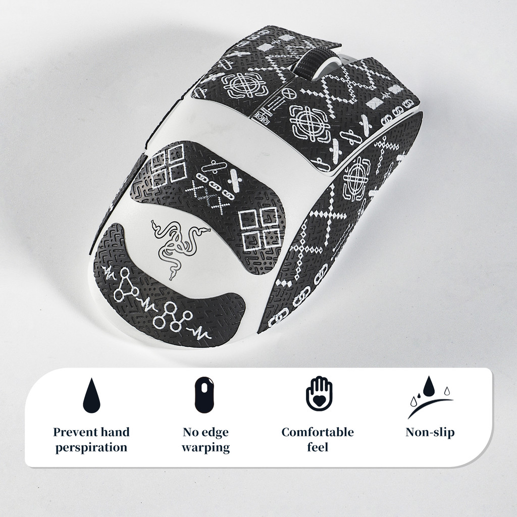 Mouse Grip Tape Stickers for Razer Deathadder V3 / V3 Pro Mouse Anti ...