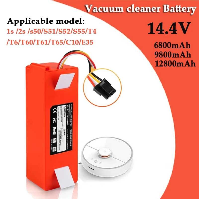 100 b Original 14.4V 12800mAh Robotic Vacuum Cleaner Replacement