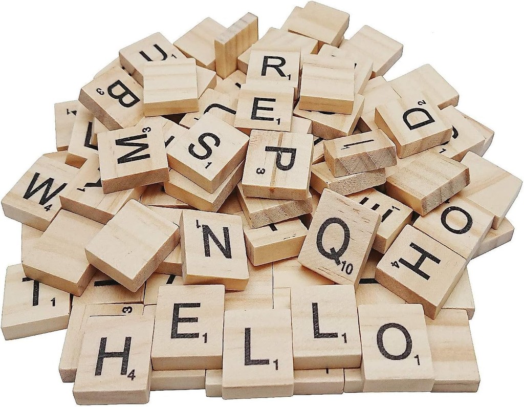 (LAL)100pcs/Set Capital Letter Lowercase Letter Wooden Alphabet ...