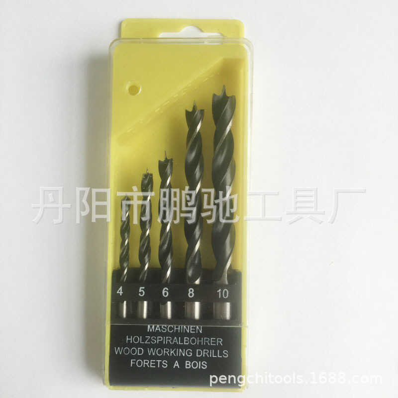 Three-Point Woodworking Drill Bit Woodworking Hole Opener 5PC ...