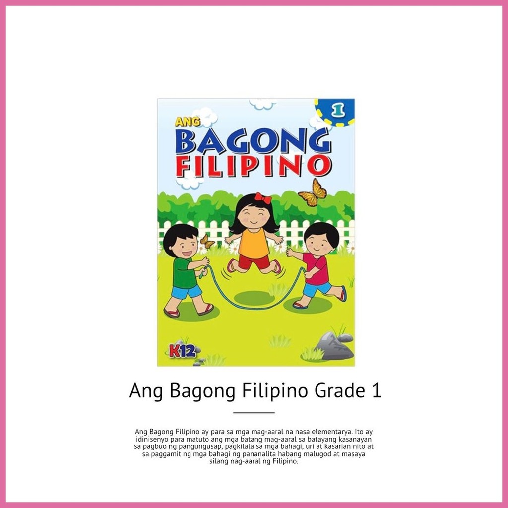 § Ang Bagong Filipino Workbook Nursery Kinder Grade 1 Grade 2 and Grade ...