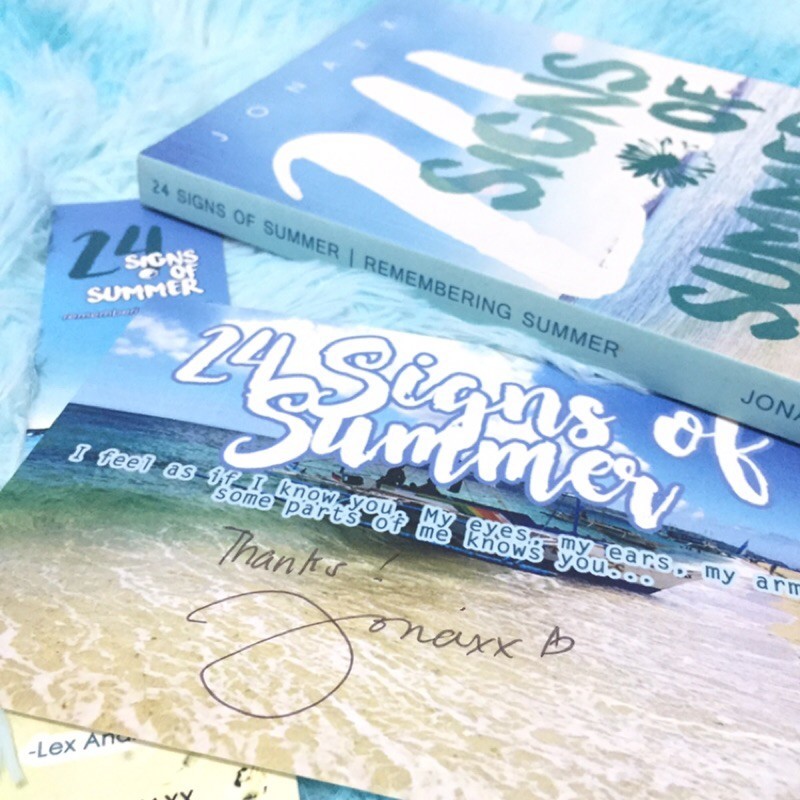 24 signs of summer Blue by Jonaxx self published 24sos | Shopee Philippines