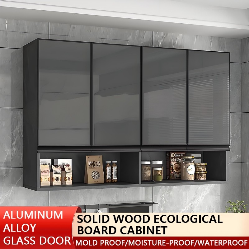 Photo inspiration: Gallery Detail: Kitchen Shelf Storage Cabinet Aluminum Alloy Cabinet Multifunctional