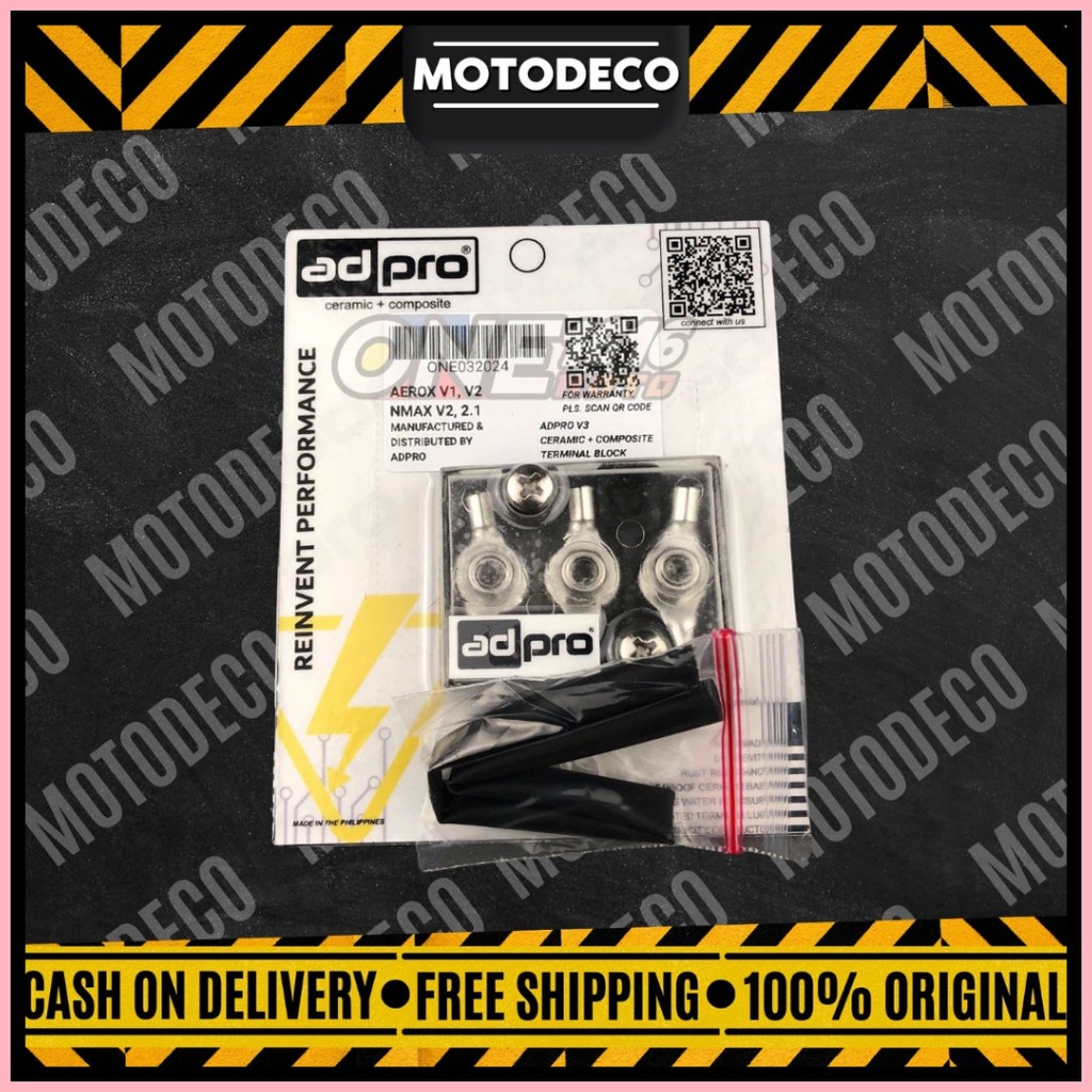 AdPro v3 Ceramic + Composite Terminal Block For Aerox v1 /v2 Nmax v2/v2 ...