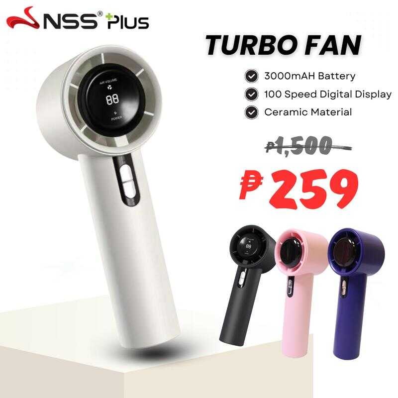 NSS PLUS New High-Speed Handheld Turbo Fan With Cooling Effect, Outdoor ...