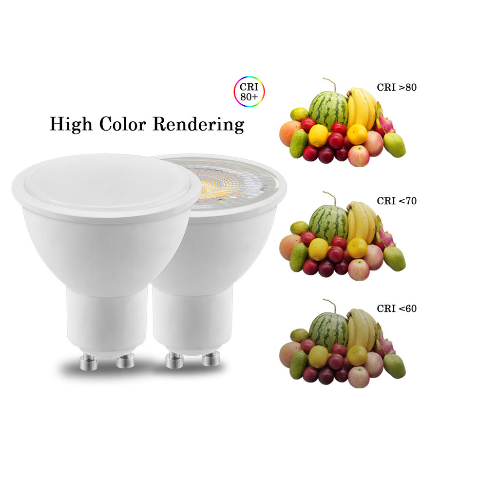 OEING LED COB Spotlight Bulb 38 Degrees 120 Degrees GU10 GU5.3 MR16 5W ...