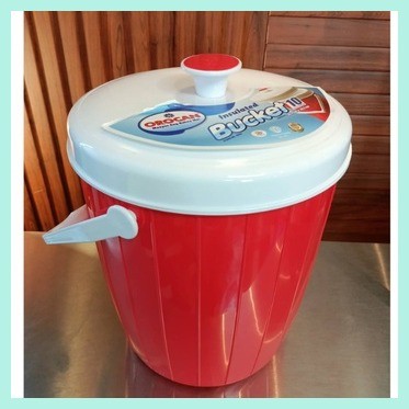 OROCAN RICE (10 LITERS) INSULATED BUCKET (RED/BLUE) | Shopee Philippines