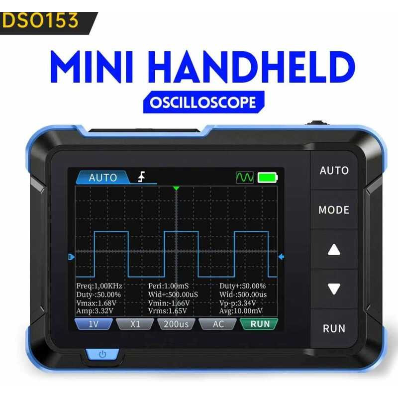 FNIRSI Dso153 Portable Digital Oscilloscope Signal Generator 2In1 1Mhz ...