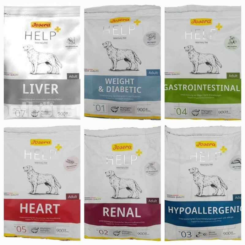 Josera HELP Line Dry Food Veterinary Diet for Dogs 900g Hypoallergenic