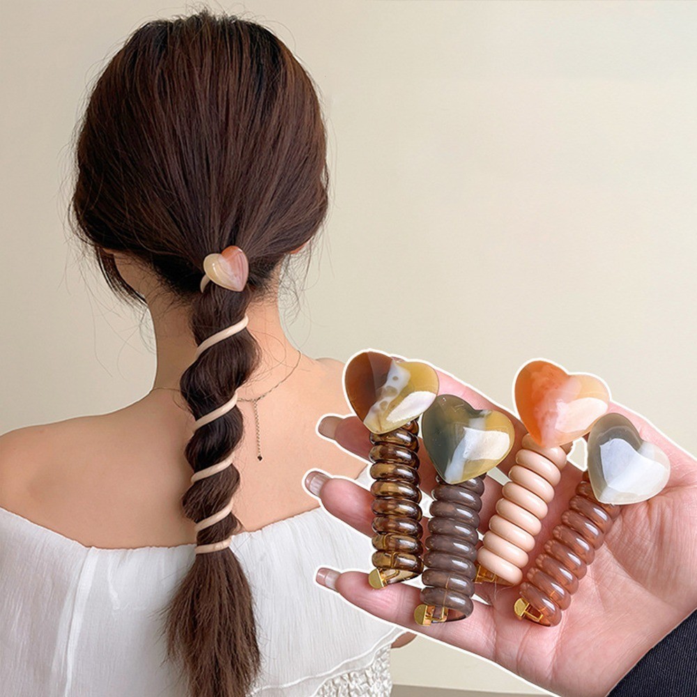 Fashion Love Straight Telephone Line Hair Loop Bubble Braid Braid Hair ...