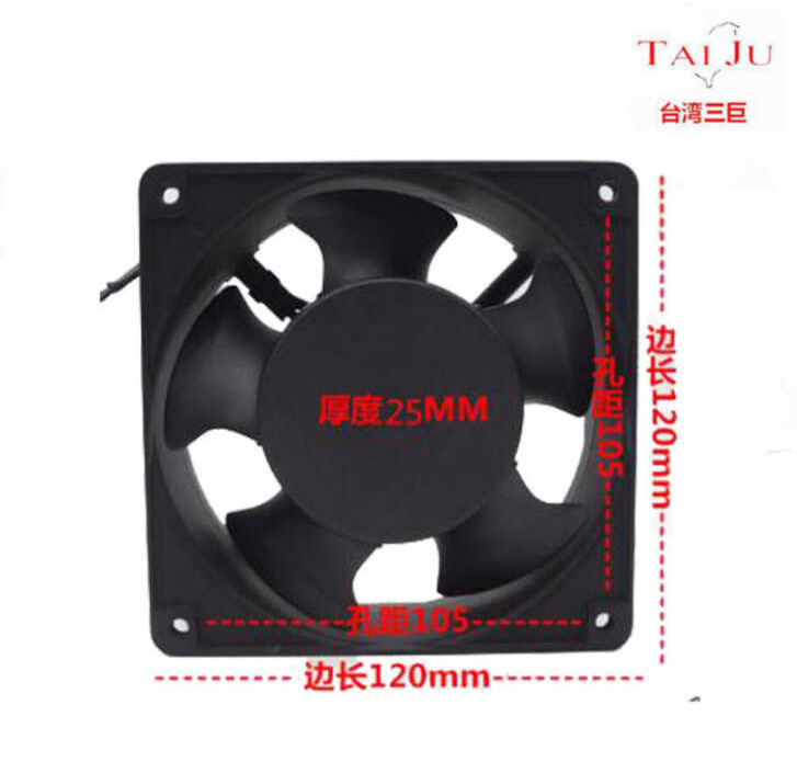 Tatlong Taiwan Giant Sj1225ha2 Square Axial Flow 120 * 25Mm Ups, EPS