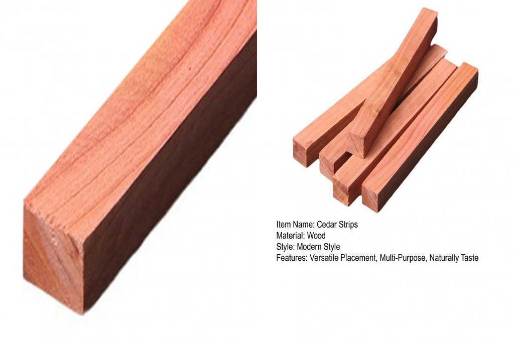 Closet Cedar Strips 20pcs Natural Cedar Blocks for Wardrobe Drawer