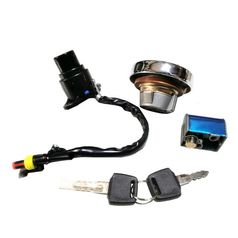 Motorcycle - Accessories Ignition Switch Fuel Tank Gas Cover Lock W ...