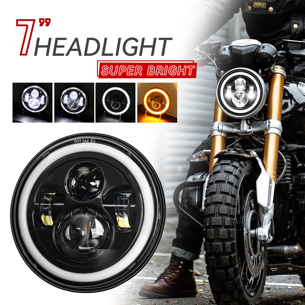 Inch 23 7 Motorcycle LED For Yamaha Harley Road King Jeep Wrangler Jk ...