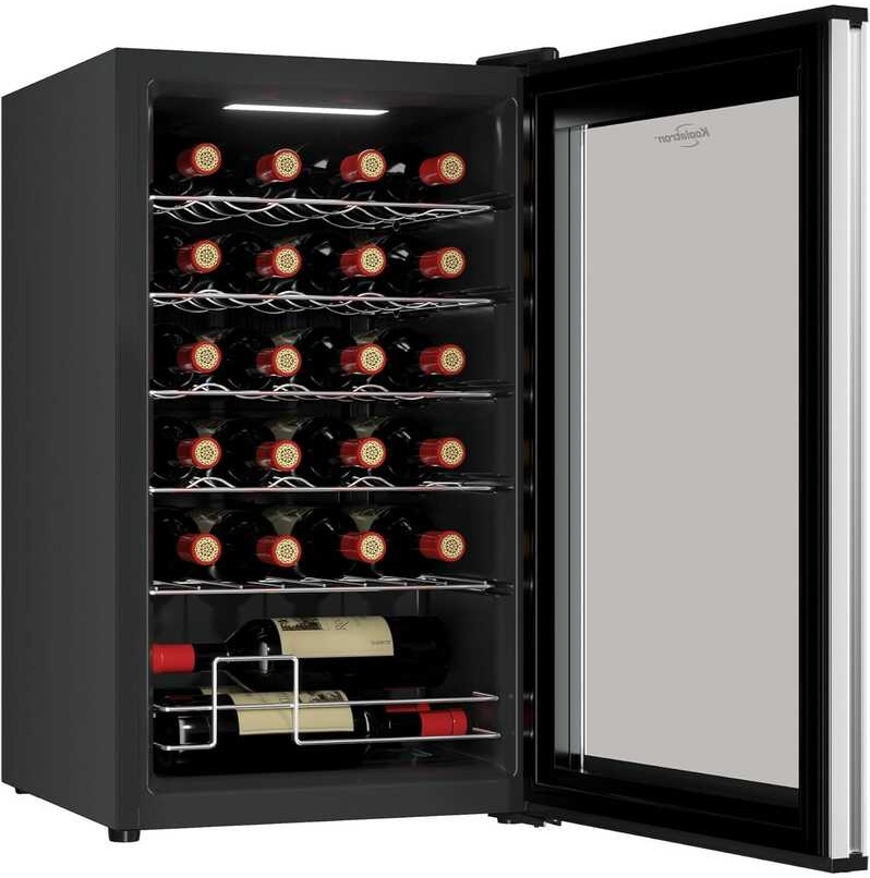 bottle Koolatron 24 wine cooler, black compressor, wine refrigerator, 2