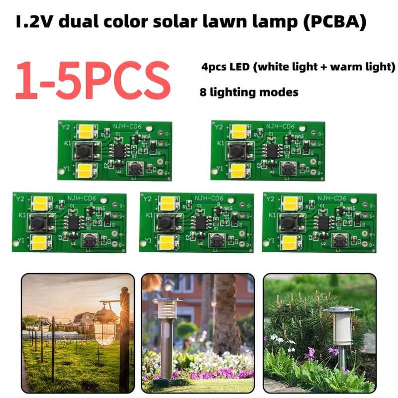 Portable Lantern Control Circuit Board Dual Color Solar Controller ...