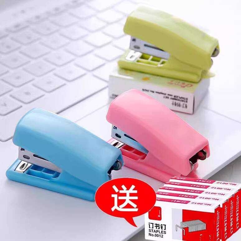 Student Office Dedicated Color Mini Stapler Convenient Non-Stuck ...